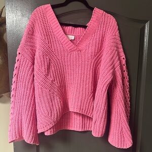 Pink Lily Sweater